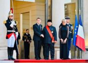 Prabowo Hadiri Jamuan Kenegaraan Presiden Macron di Istana Élysée Paris