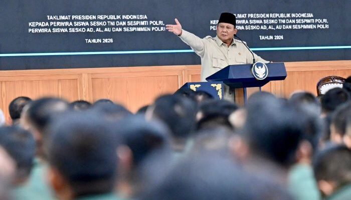 Prabowo Beri Taklimat 1.095 Perwira TNI-Polri di Seskoad Bandung, Jadi Momen Bersejarah