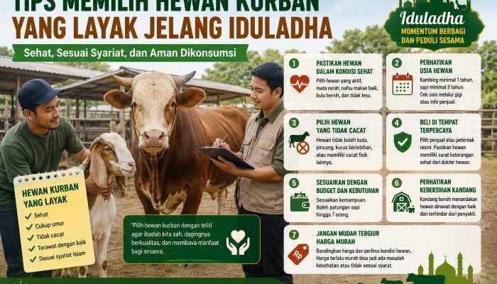 Tips Memilih Hewan Kurban yang Layak Jelang Iduladha 2026