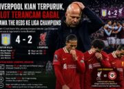Liverpool Kian Terpuruk, Slot Terancam Gagal Bawa The Reds ke Liga Champions