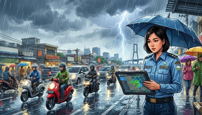 Waspada Potensi Hujan di Surabaya, Sidoarjo dan Gresik Hari Ini