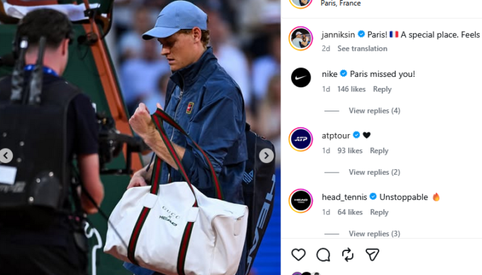 Jannik Sinner Tersingkir Dramatis dari French Open 2026, Cerundolo Bikin Kejutan Besar