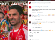 Arteta Desak Arsenal Bergerak Cepat di Bursa Transfer Usai Gagal Juara Liga Champions