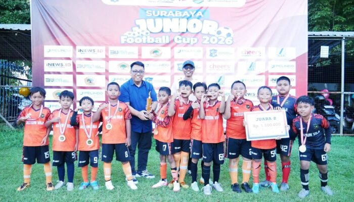 Cetak Generasi Unggul dan Berkarakter, Untag Surabaya Kawal Kemeriahan Surabaya Junior Football Cup 2026