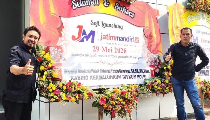 Soft Launching Jatimmandiri.id Banjir Karangan Bunga, Dukungan Mengalir dari Berbagai Kalangan mulai Polri, Partai Politik dan Perbankan