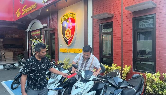 Tim URC Polres Ponorogo Ringkus Pelaku Curanmor Lintas Daerah, Lima Motor Curian Diamankan