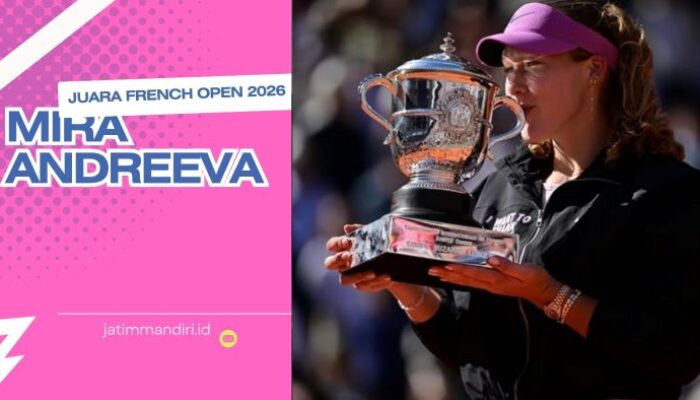 Mirra Andreeva Juara French Open 2026, Cetak Sejarah sebagai Kampiun Grand Slam Termuda dalam 34 Tahun