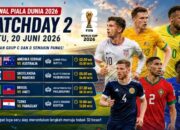 Jadwal Piala Dunia 2026 Sabtu 20 Juni: AS vs Australia, Brasil Hadapi Haiti