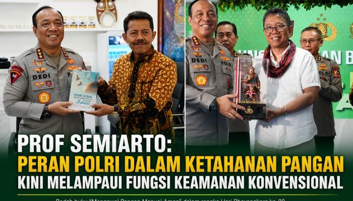 Prof Semiarto: Peran Polri dalam Ketahanan Pangan Kini Melampaui Fungsi Keamanan Konvensional