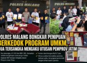 Polres Malang Bongkar Penipuan Berkedok Program UMKM, Dua Tersangka Mengaku Utusan Pemprov Jatim