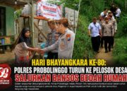 Hari Bhayangkara ke-80, Polres Probolinggo Salurkan Bansos dan Bedah Rumah Warga di Pelosok Desa