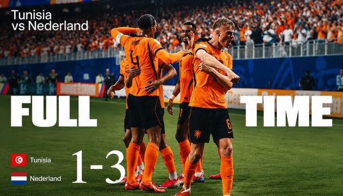 De Oranje Terlalu Tangguh, Belanda Menang 3-1 atas Tunisia