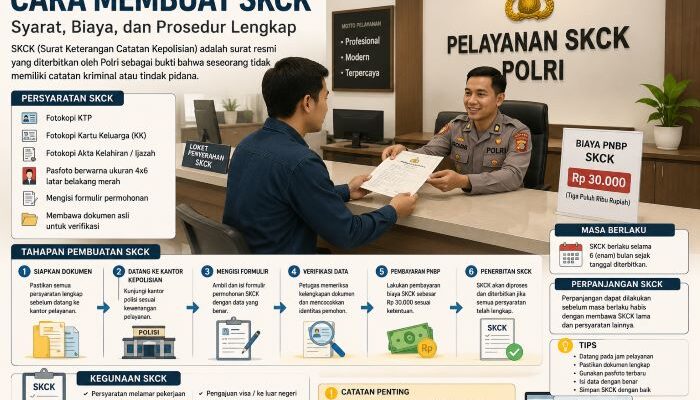 Cara Membuat SKCK, Syarat, Biaya, dan Tahapan Pengurusannya