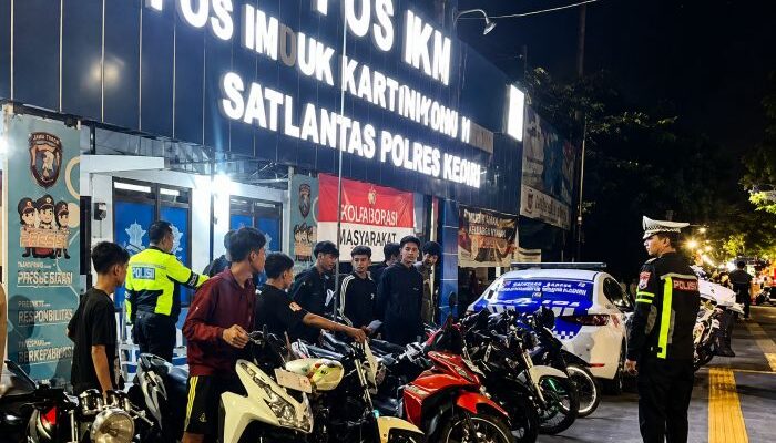 Polres Ngawi Intensifkan Patroli Malam, Tindak Balap Liar dan Knalpot Brong