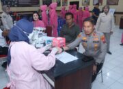 Sambut Hari Bhayangkara ke-80, Polres Blitar Kota Gelar Bakti Kesehatan