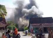 Rumah Warga Rembang Terbakar, Belasan Karung Isi Gabah Ludes