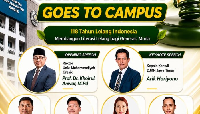 Kanwil DJKN Jatim Goes to Campus di UMG, Bangun Literasi Lelang Generasi Muda