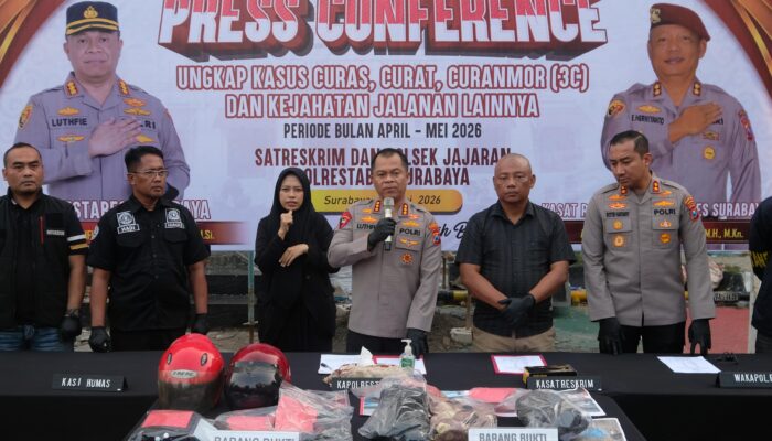 Polrestabes Surabaya Amankan 192 Tersangka dalam 5 Bulan, Kejahatan Jalanan Jadi Fokus Utama