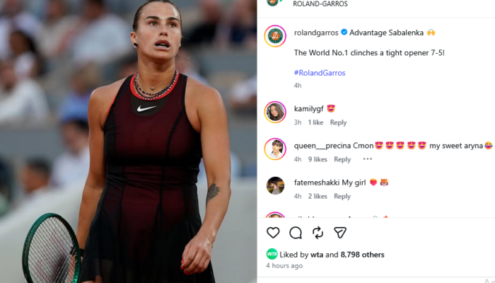 Aryna Sabalenka Melaju ke Perempat Final French Open 2026, Naomi Osaka Tersingkir