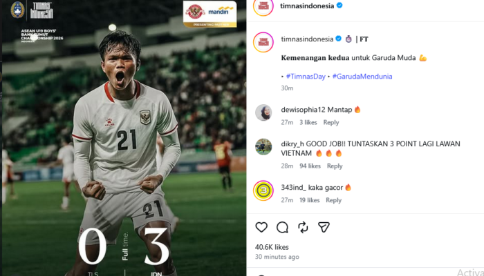 Timnas Indonesia U-19 Kalahkan Timor Leste 3-0, Duel Kontra Vietnam Jadi Penentu Juara Grup