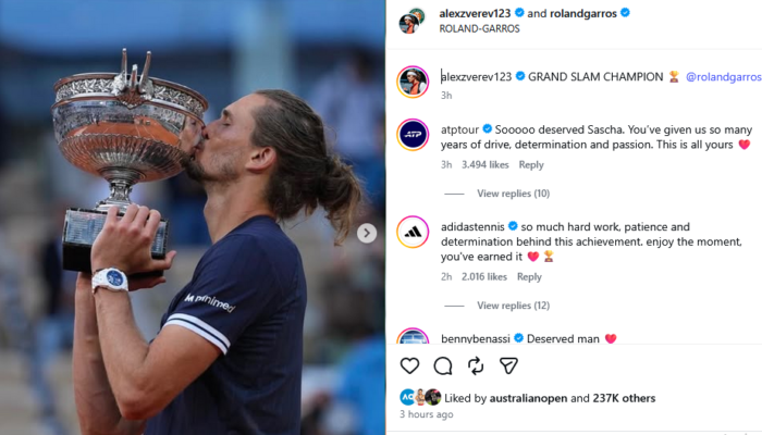 Alexander Zverev Juara French Open 2026, Akhiri Penantian Gelar Grand Slam Pertama