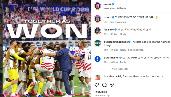 Amerika Serikat Libas Paraguay 4-1 di Laga Pembuka Piala Dunia 2026, Balogun Bersinar