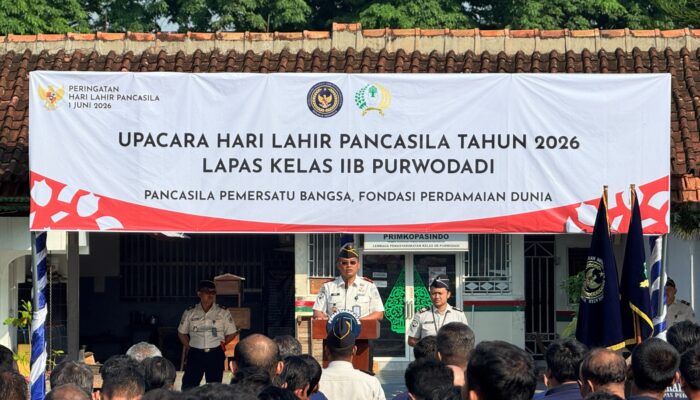 Peringati Hari Lahir Pancasila, Lapas Purwodadi Tekankan Integritas dan Pelayanan Publik