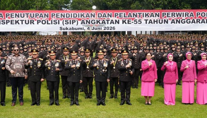 1.848 Perwira Baru Polri Dilantik, Mayoritas Ditugaskan ke Polres