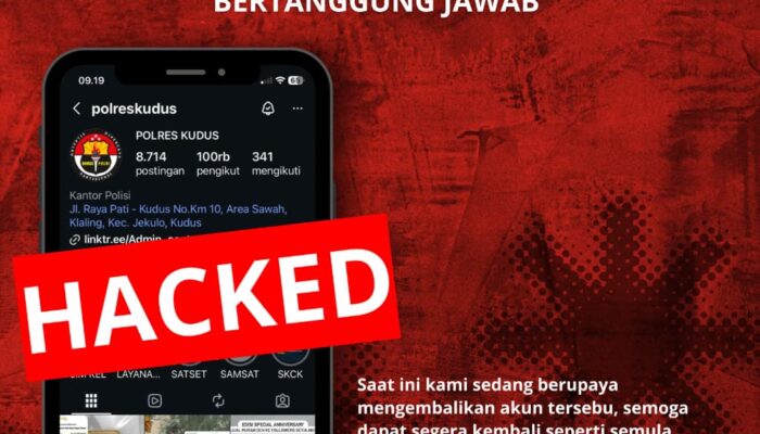 Dua Hari Diretas, Instagram Resmi Polres Kudus Akhirnya Pulih