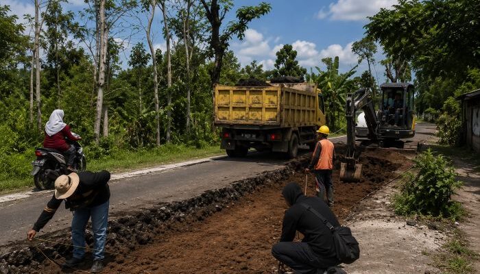 Pemprov Jatim Lakukan Pemeliharaan Jalan Tongas–Lumbang–Sukapura, Prioritaskan Keselamatan Pengguna