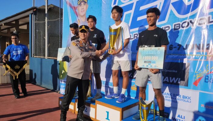 Rizky Varrelito Juara Kapolres Cup 2026, Turnamen Tenis Bergengsi Boyolali Berakhir Sukses