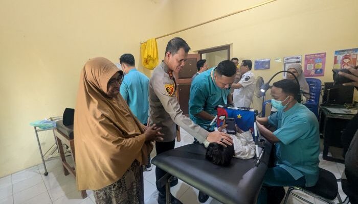 Sambut Hari Bhayangkara ke-80, Polres Probolinggo Kota Gelar Khitan Gratis dan Donor Darah