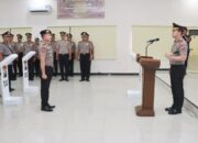 Kapolres Nganjuk Pimpin Sertijab Pejabat Utama dan Kapolsek, Tekankan Inovasi serta Pelayanan Presisi