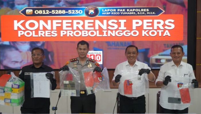 Berawal dari Curanmor Honda CBR, Polres Probolinggo Kota Ungkap Tiga Kasus Pencurian