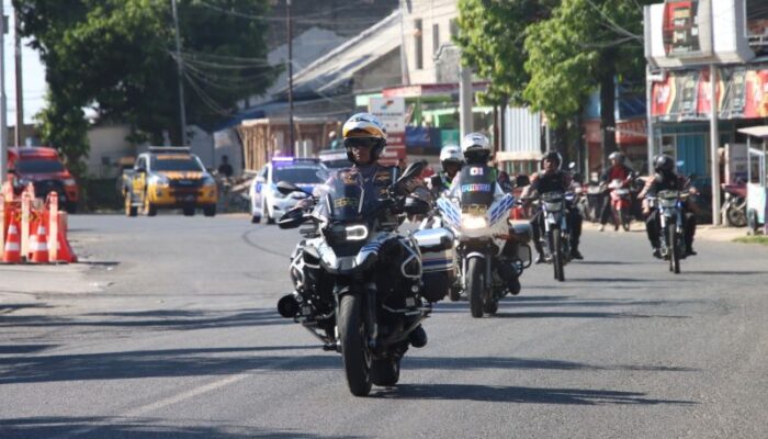 Polres Sumenep Gelar Patroli Skala Besar, Pastikan Perayaan 1 Suro Aman dan Kondusif