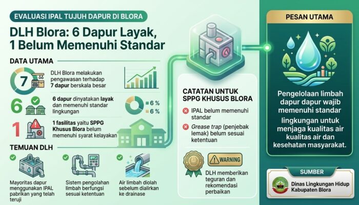 Evaluasi IPAL Tujuh Dapur di Blora, DLH: Enam Layak, SPPG Khusus Belum Penuhi Standar