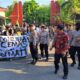 PMII dan GMNI Nganjuk Gelar Aksi Damai, Sampaikan 8 Tuntutan ke Pemkab