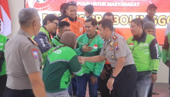 Polres Probolinggo Gelar Nobar Piala Dunia 2026, Pererat Silaturahmi dengan Mahasiswa dan Ojol