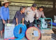 Polres Tanjungperak Salurkan Alat Pertanian untuk Petani Kenjeran, Dukung Ketahanan Pangan