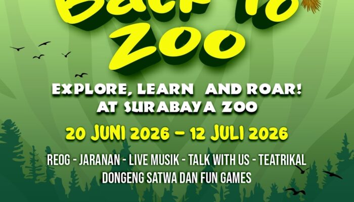 Liburan Sekolah Makin Seru! Back To Zoo Hadirkan Edukasi Satwa dan Hiburan Spektakuler di Kebun Binatang Surabaya
