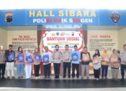 Peringati HUT Bhayangkara ke-80, Polres Sragen Bagikan 200 Paket Sembako