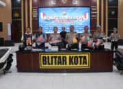 Polres Blitar Kota Bongkar Komplotan Perampok Minimarket Lintas Daerah, Tiga Pelaku Ditangkap