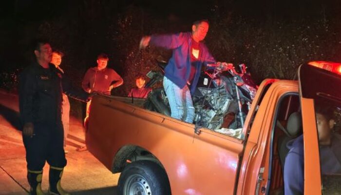 Motor Terjun di Jurang Pacet, Pengendara Selamat
