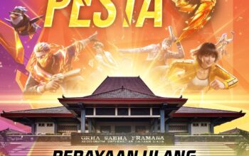 Event Free Fire Pesta 9 ulang tahun ke-9 dengan festival rakyat di Yogyakarta