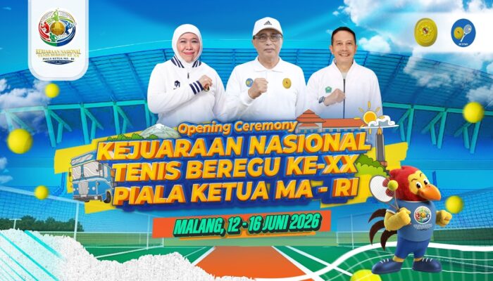 Malang Jadi Tuan Rumah Kejurnas Tenis Beregu Piala Ketua MA RI 2026