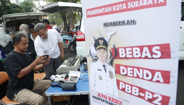 Bayar PKB dan PBB Kini Bisa di CFD Taman Bungkul, Pemkot Surabaya Jemput Bola Wajib Pajak