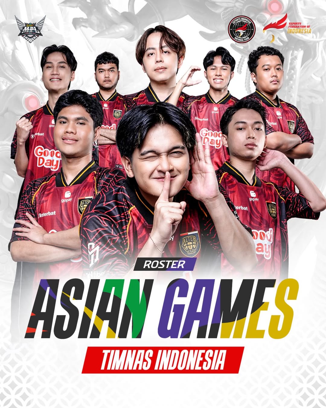 Enam pemain Timnas MLBB Indonesia dari Alter Ego Esports untuk Asian Games 2026
