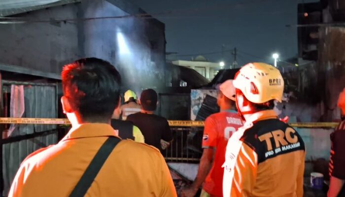 Kebakaran Rumah Kontrakan di Makassar Tewaskan 2 Orang, BPBD Siapkan Bantuan untuk Korban Terdampak