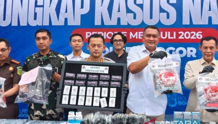 Polres Bogor Bongkar 74 Kasus Narkoba, Sita 3 Kg Sabu dan 1 Juta Lebih Obat Keras Ilegal