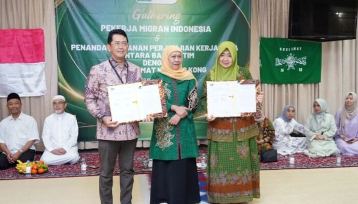Bank Jatim & Muslimat NU HK Kerja Sama Layanan Remitansi PMI
